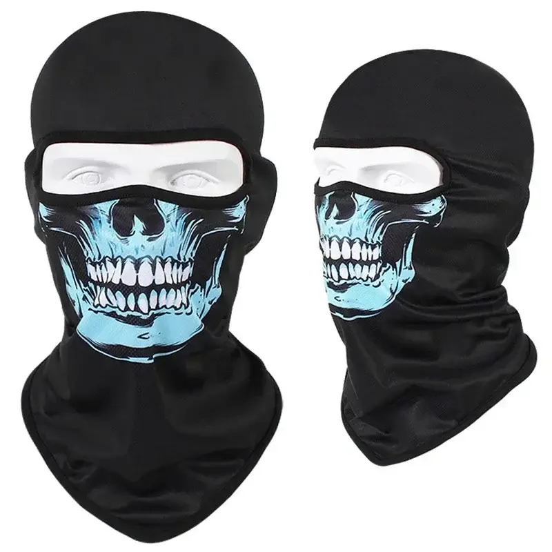 3D Skull Mask Balaclava Cap Breathable Motorcycle Riding Full Face Scarf Outdoor Men Head Cover Cycling Headgear Neck Gaiter Hat - Image 20