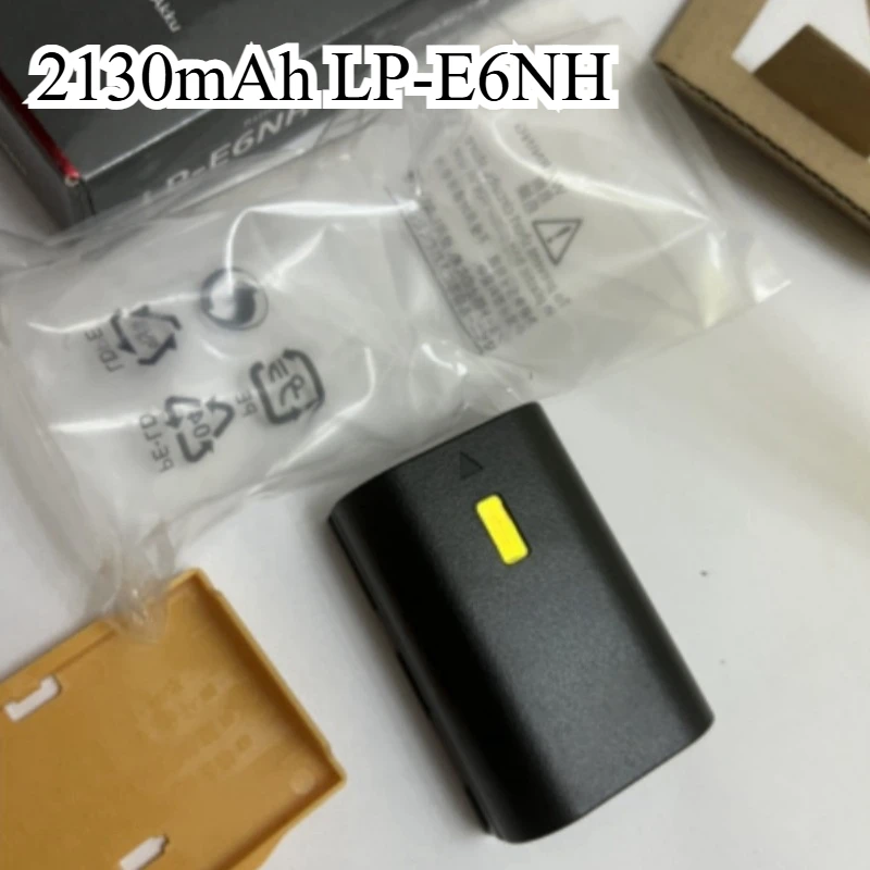 2130mAh LP-E6NH is suitable for For camera R5 R6 R 5D Mark 5DMarkIII 5DS R 6D Mark II camera with fully decoded lithium battery