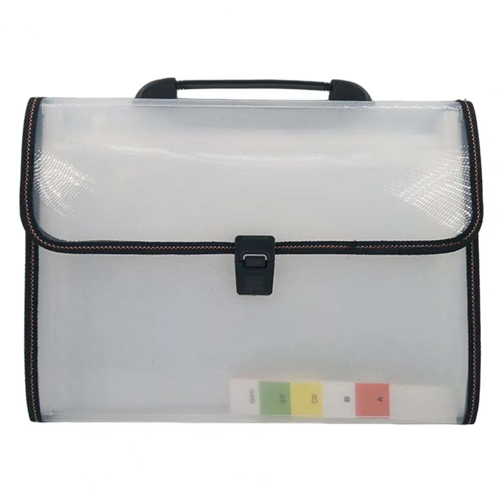 A4 Datei Ordner mehr schichtig 13 Taschen Schnalle Griff Papier Dokument Datei Organizer Tasche Schule