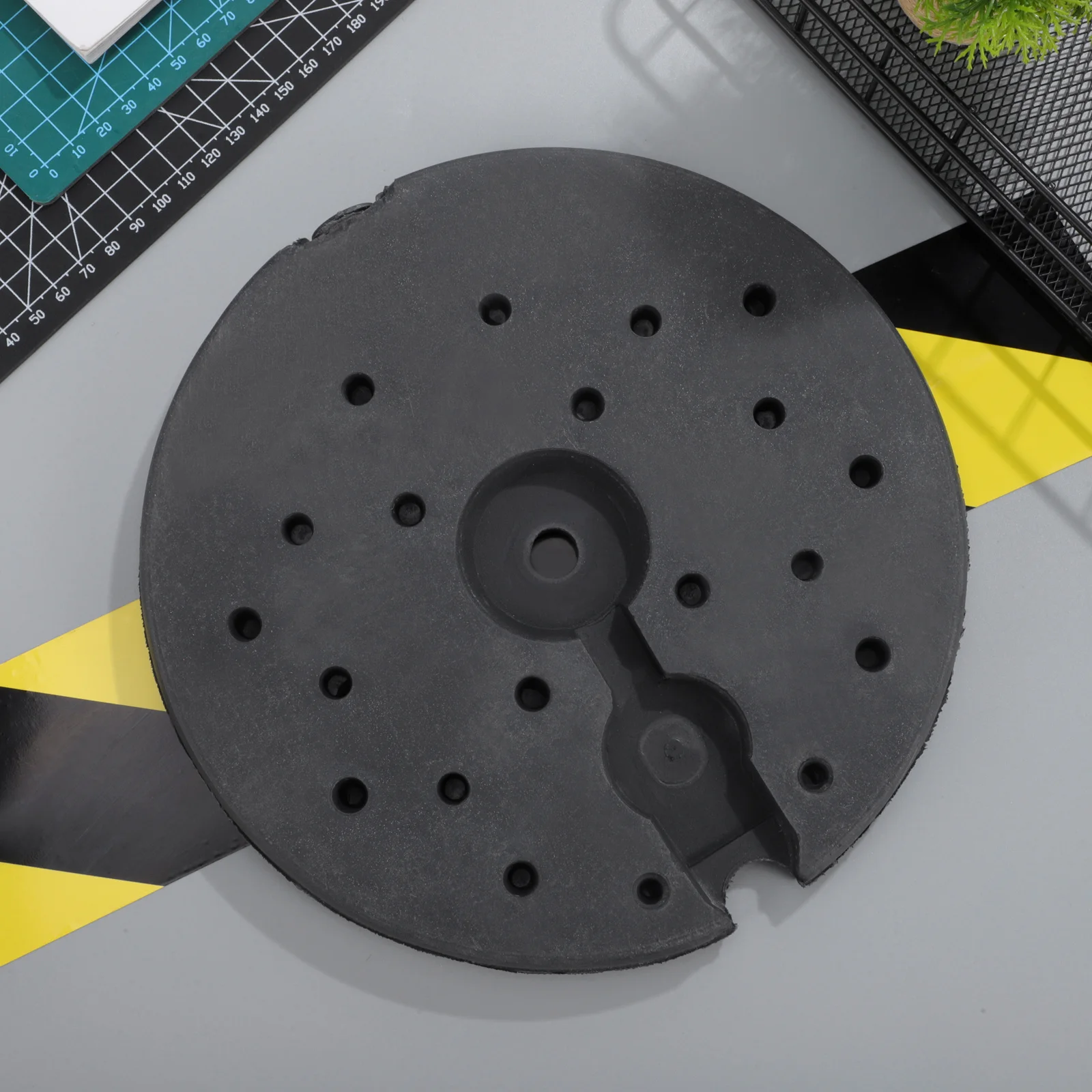 ฐานโคมไฟตั้งพื้นแบบถ่วงน้ำหนัก ทำจากพลาสติกหล่อ ขาตั้งโคมไฟตั้งโต๊ะ ที่ยึดโคมไฟอเนกประสงค์ โครงทรงกลม อุปกรณ์เสริมสำหรับโคมไฟในบ้าน