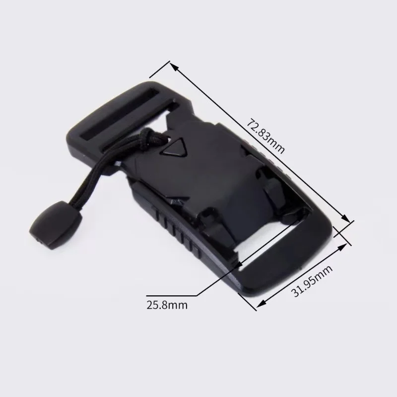 1PCS 20mm Quick Release Magnetic Buckle for Outdoor Backpacks And Bags Functional Strap Belt Buckle with Strap Accessories