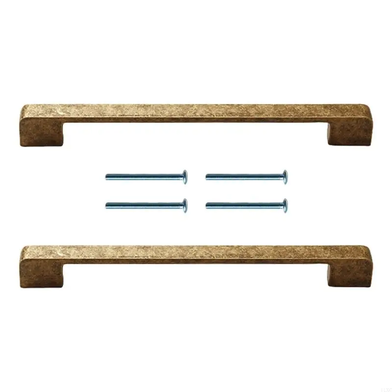 

1PAIR CABINET TUING ЦИНКА Сплав сплавщиков ручка винтажные ящики вытягивает ручки