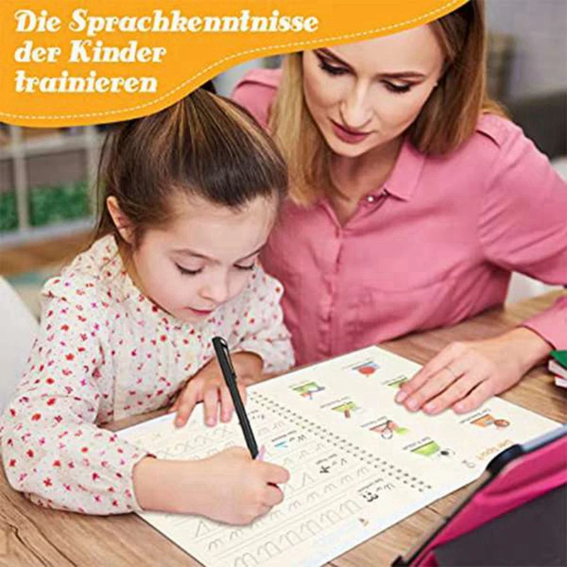 Copybook Board Kinderen Volledige Set Van Engels Praktijk Copybook Kinderen Herbruikbaar Handschrift Oefenboek Om Te Leren Schrijven