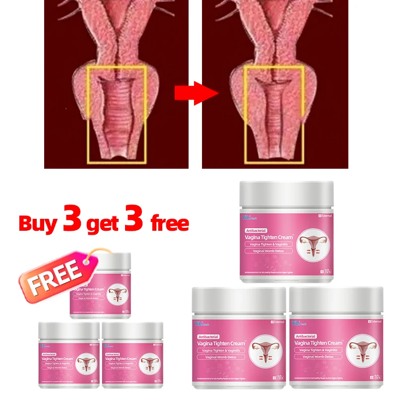 

6Pcs Vaginal Tightening Products Gynecological Care Vagina Shrinking Feminine Hygiene Repair Cream Vagina Narrow Private Care