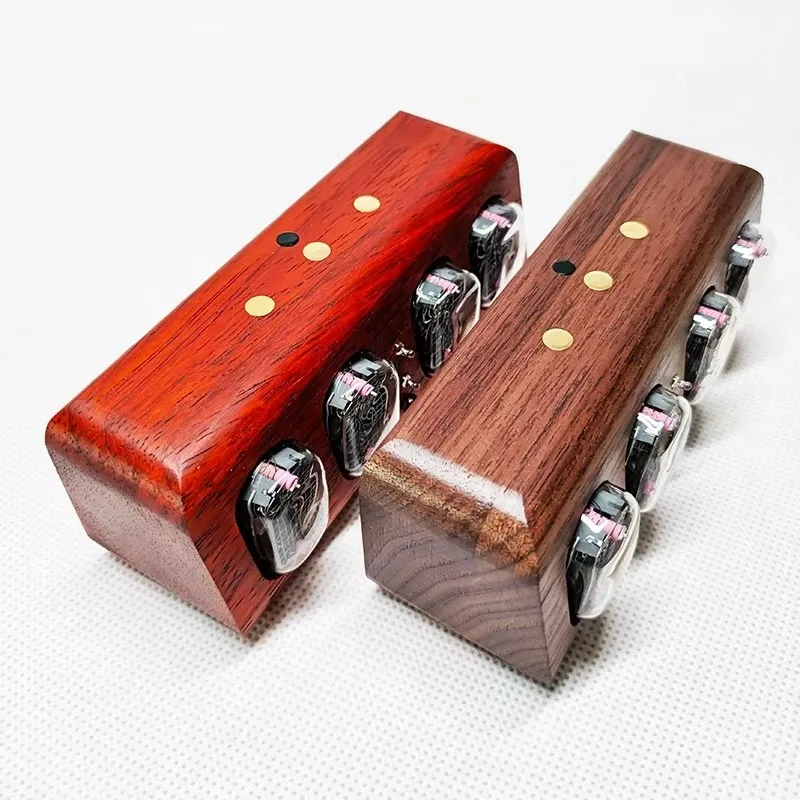 Better handmade wooden LED desk clock LED display desktop digital clock