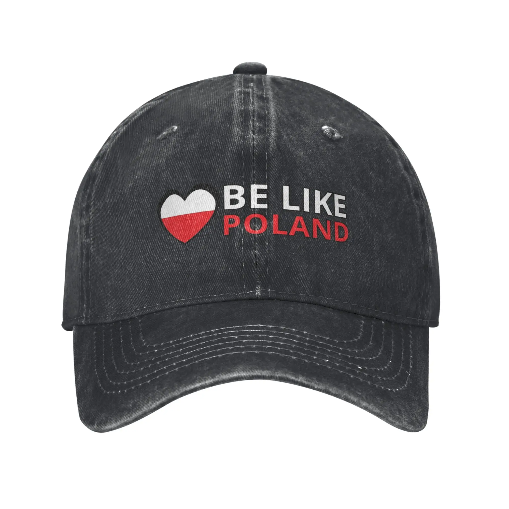 Be Like Poland Political Humor Baseball Caps Distressed Denim  Headwear Men Women Outdoor All Seasons Travel Gift Cap