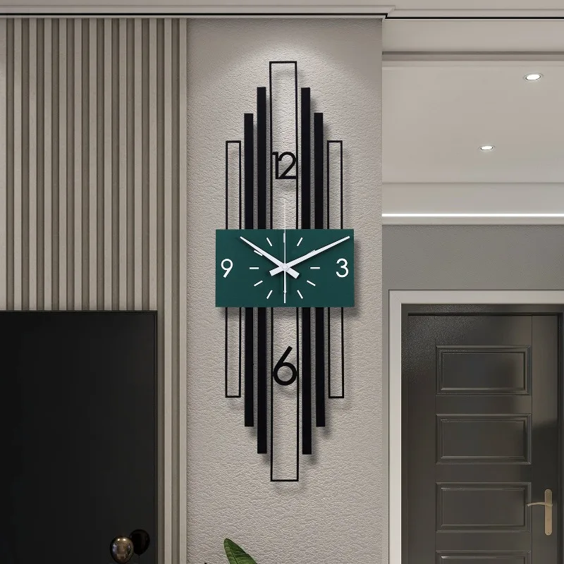 Metal Wall Art Aesthetic Wall Watch Living Room Vintage Fashion Nordic Wall Watch Modern Nordic Horloge Murale Room Decorations