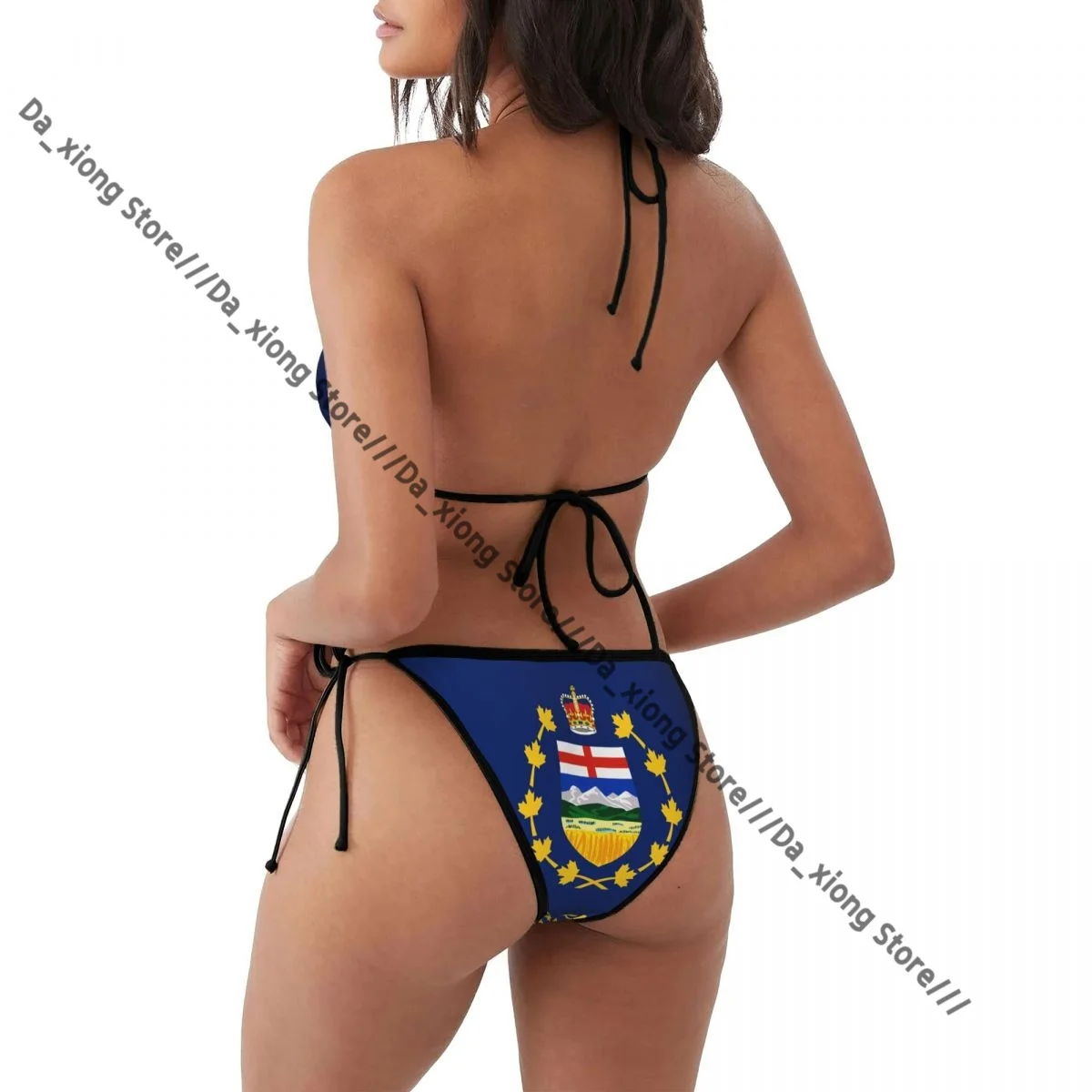Microbikini Sexy con bandera del teniente, traje de baño de Alberta, conjunto de Bikini con Tanga, traje brasileño, ropa de playa