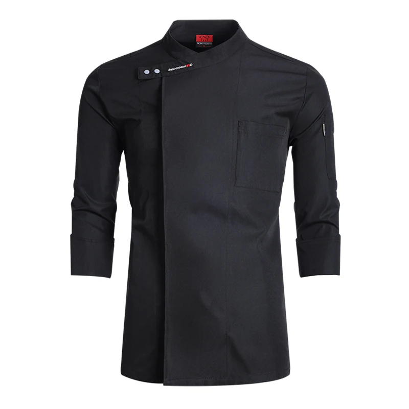 Catering roupas do chef hotel restaurante garçom uniforme cozinha padaria café mangas compridas camisas de trabalho serviço de alimentos jaqueta de cozinha