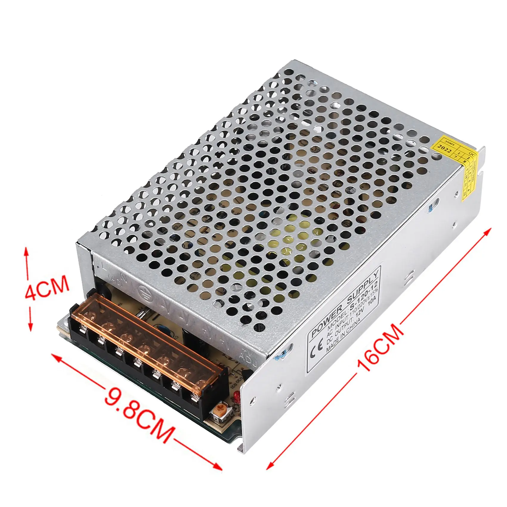 

ABRO-Switching Power Supply Transformer AC-DC Power Supply AC 110V / 220V To DC 12V Switching Adapter