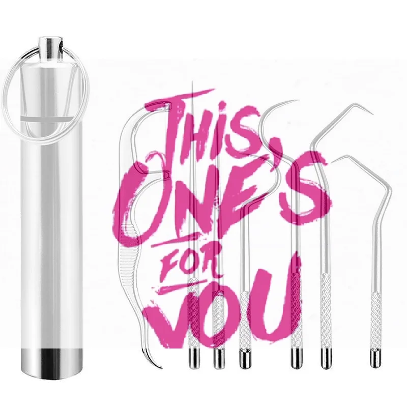 

Набор зубочисток из нержавеющей стали 304, чистка зубов, межзубная щетка, средство для удаления зубного камня, многоразовая нить для ухода за полостью рта