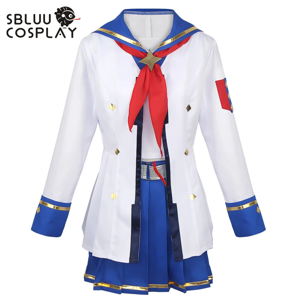 

SBluuCosplay UMPD Oguri Cap Cosplay Costume White Blue Uniform Costume Halloween Custom Made