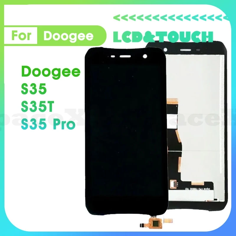 Протестировано для Doogee S35 S35T S35 Pro ЖК-дисплей с дигитайзером в сборе, сменный телефон, используемый смартфон, аксессуары для Android, экран Протестировано для Doogee S35 S35T S35 Pro ЖК-дисплей с дигитайзером в сборе, сменный телефон, используемый смартфон, аксессуары для Android, экран