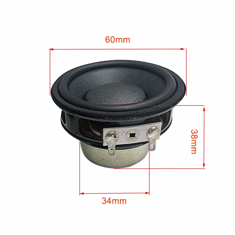 Altoparlanti portatili Full Range da 2 pollici unità 4Ohm 10W per JBL riparati 60mm potenti altoparlanti al neodimio Bluetooth fai da te 2 pezzi