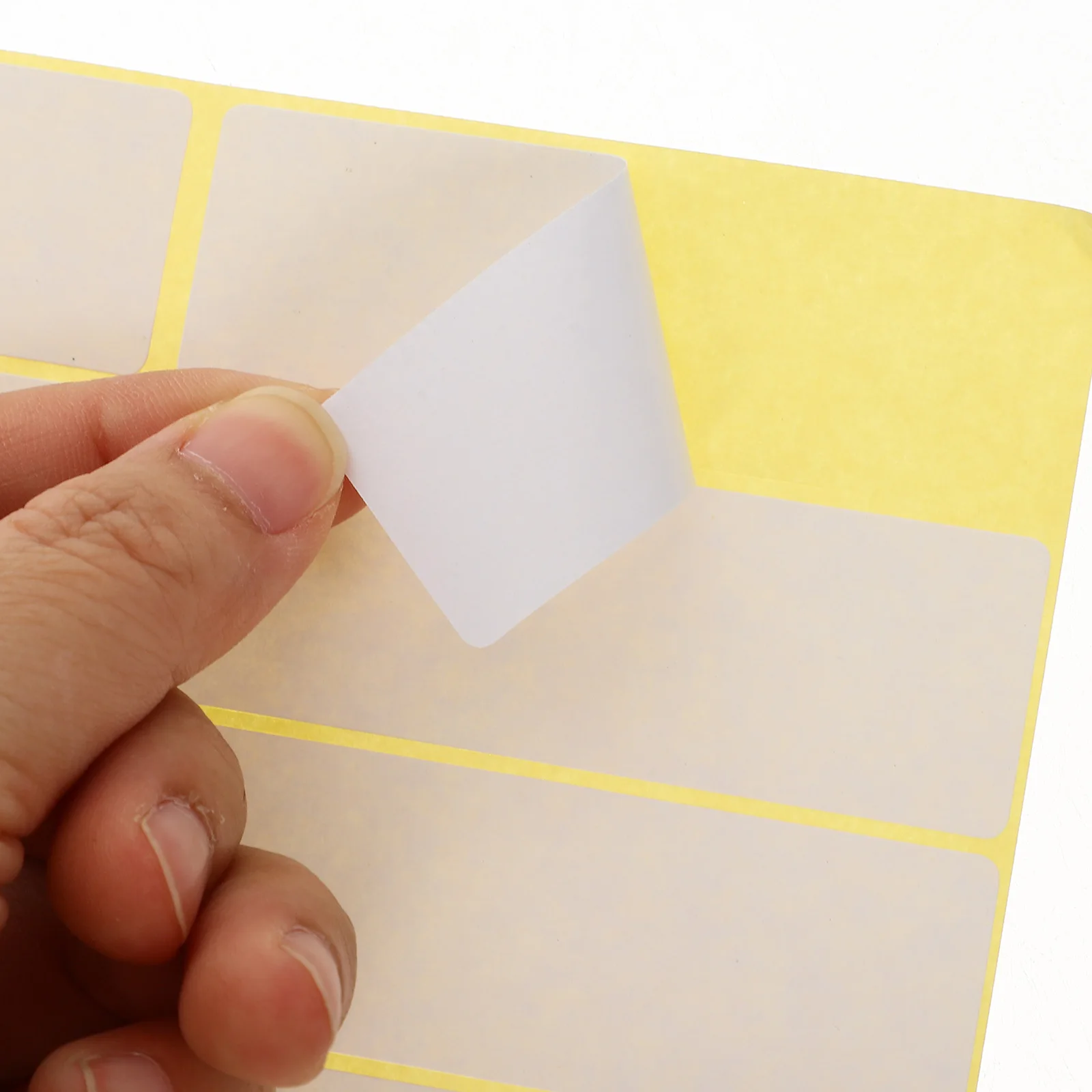 

15 Sheets Price Tag Sticker Blank Stickers Labels Adhesive Self Office Self-adhesive Paper