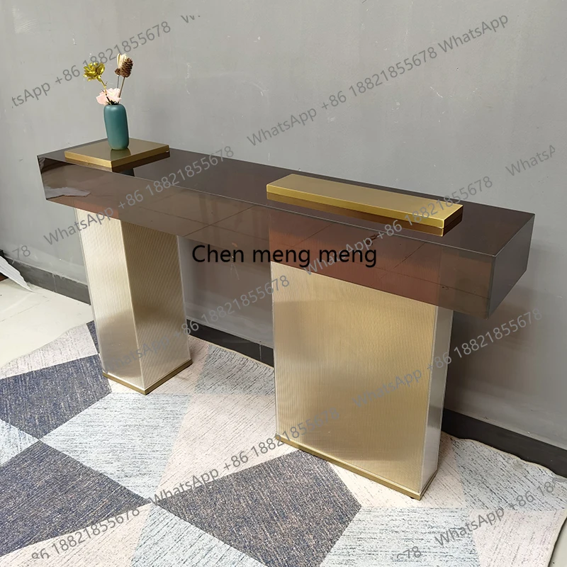 

Glamour Unique Console Table Modern Classic Storage Hall Way Table Corner Table Simple Senior Tische Furniture Living Room