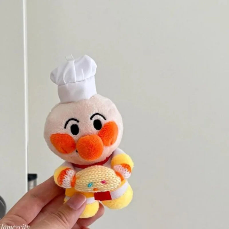 Japanese Anime Anpanman Dessert Chef Soft Plush Doll Door Handle Protective Cover Room Cartoon Decoration Friends Birthday Gift view 6
