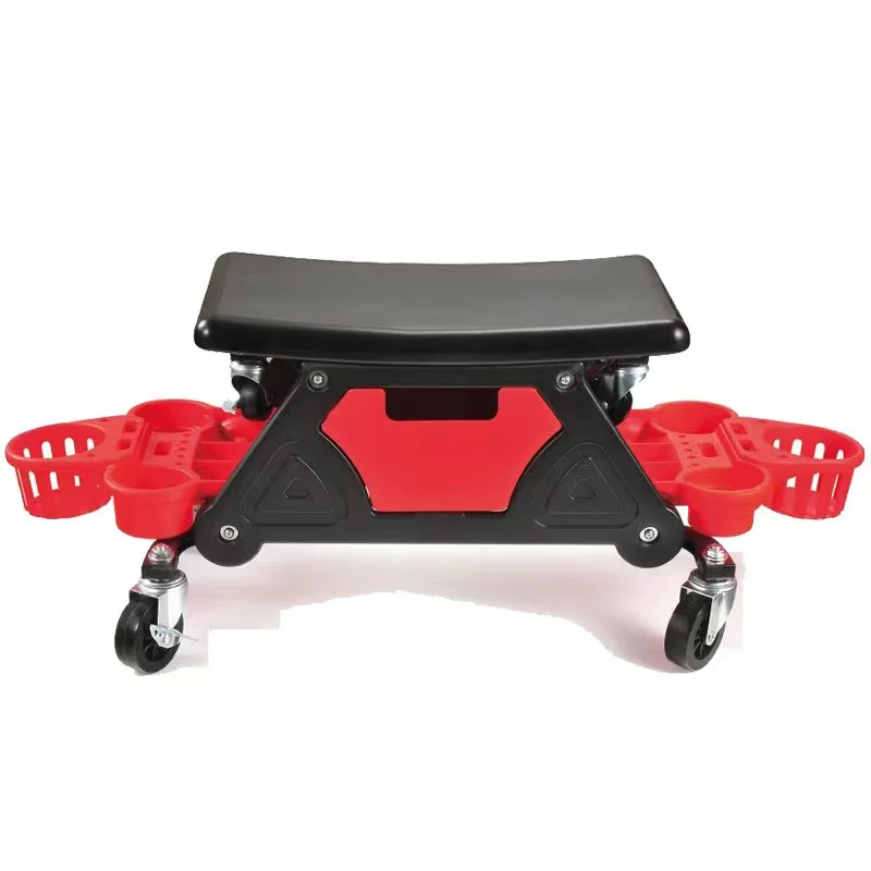 Work Stool Car Repair Stool Auto Repair and Maintenance Polish and Film Application Storage and Matching Movable Accessory Set