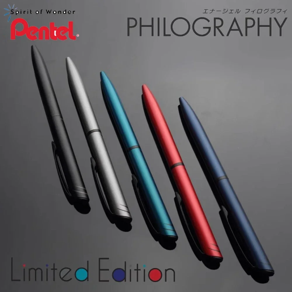 

1pcs Japan Pentel Gel Pen BLN2005 Metal Rod Black Needle Tube Rotary 0.5mm Quick Drying Black Signature Pen Office Accessories