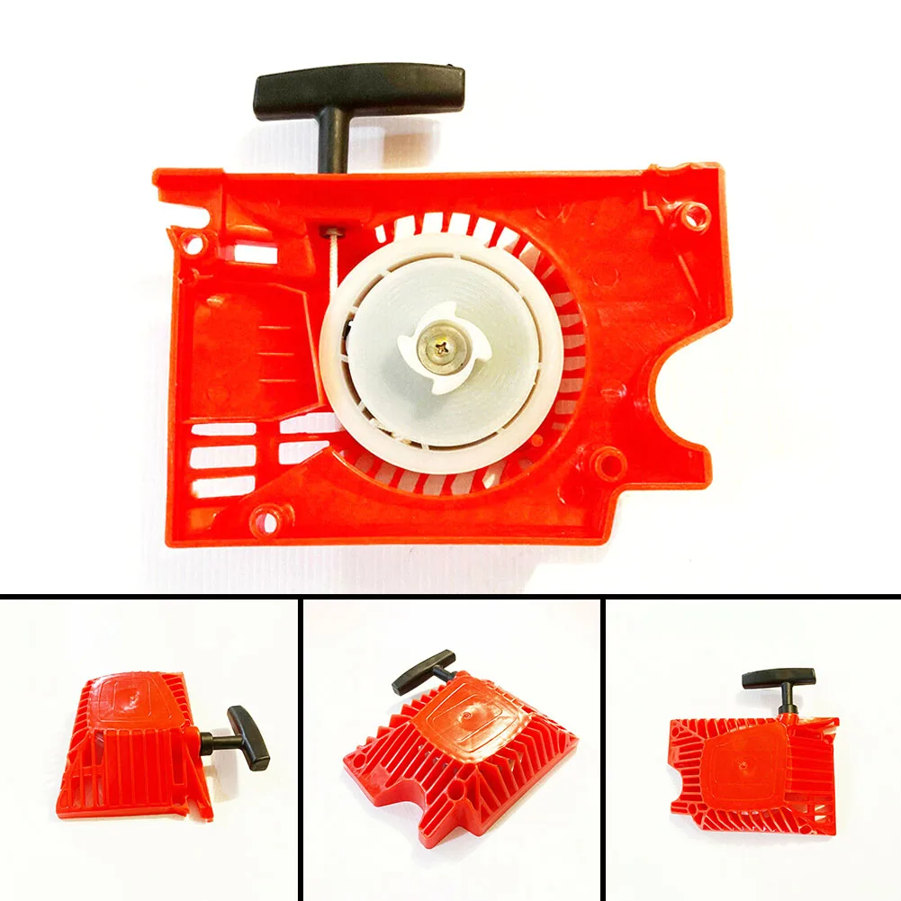 OEM Style Recoil Pull Starter for Parlander SX62 Chainsaw Models 62cc 52cc 58cc 4 Lug Flywheel Interface with Metal Pawls