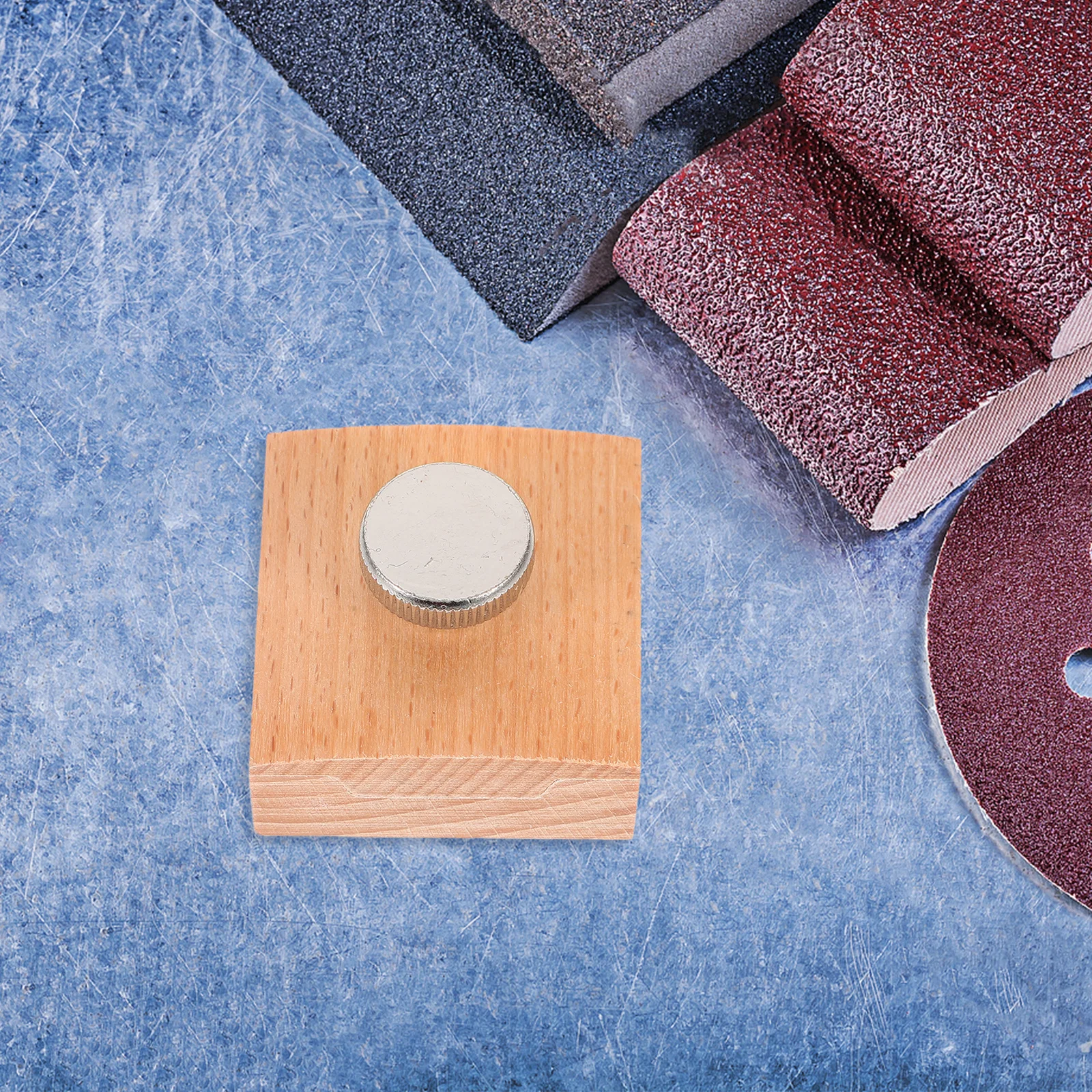 木製サンドペーパーブロック小型ハンドヘルドサンディングパッド DIY 木工クラフト用バーニッシングスムーズ仕上げサンディングツール