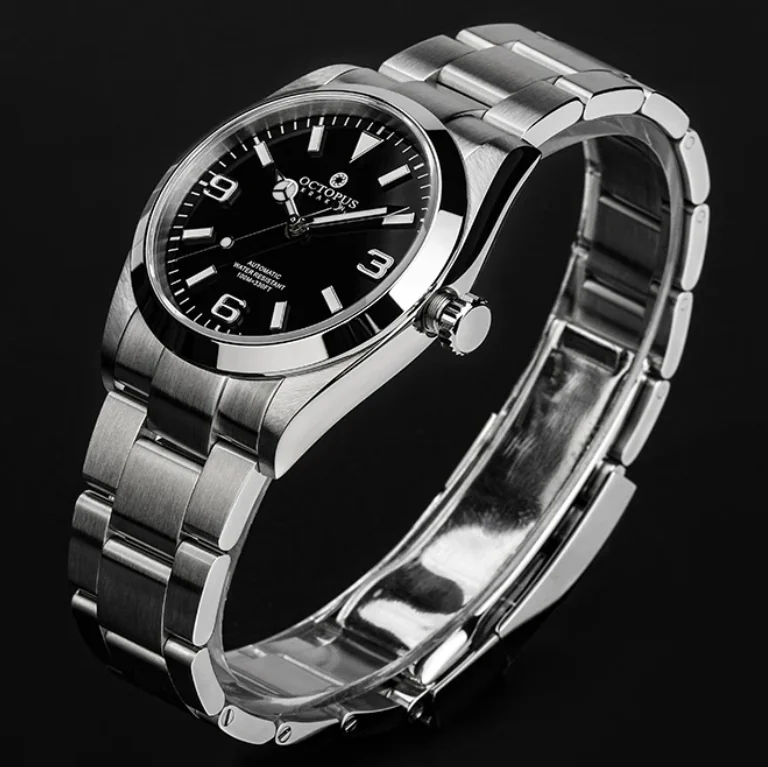 

Octopus Men Automatic Watch Pilot 36mm Mechanical Wristwatch 100m Waterproof BGW-9 Luminous Sapphire Mirror PT5000 SW200