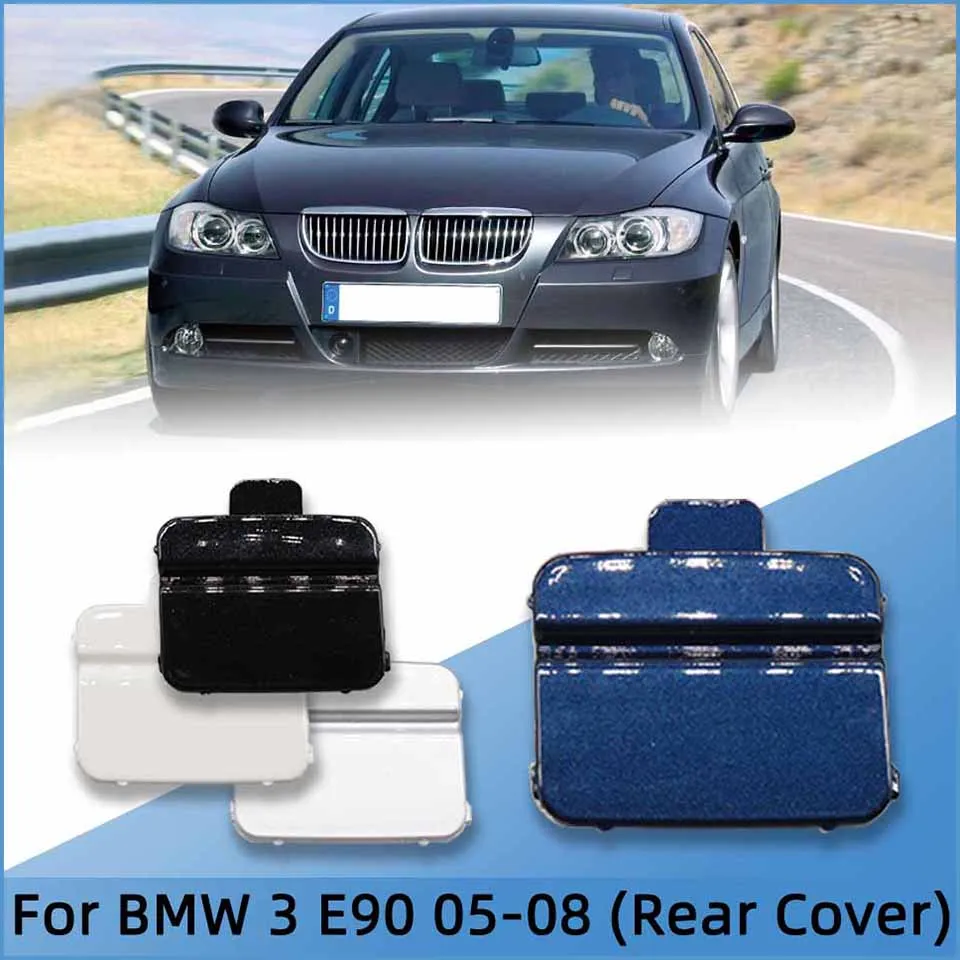 BMW 3 시리즈 320 323 325 328 330 E90 2005 2006 2007 2008용 자동차 후면 범퍼 견인 고리 커버 뚜껑 (도색 트림)