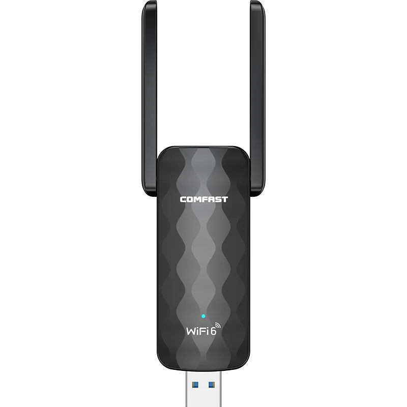 

COMFAST 1800 Мбит/с WIFI 6 USB-адаптер двухдиапазонный 2,4G/5G беспроводной Wi-Fi-ключ приемник USB3.0 для ноутбука PC Window10/11 драйвер бесплатно