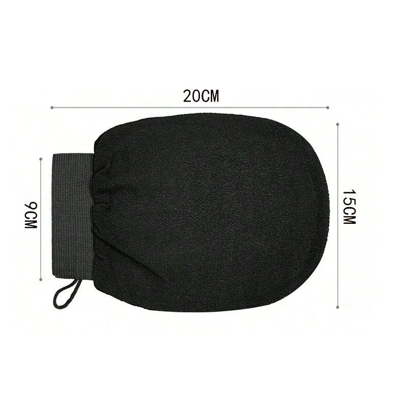 Exfoliating Glove for Body & Face - Bath & Shower Scrub for Deep Cleaning, Tan Removal and Massage