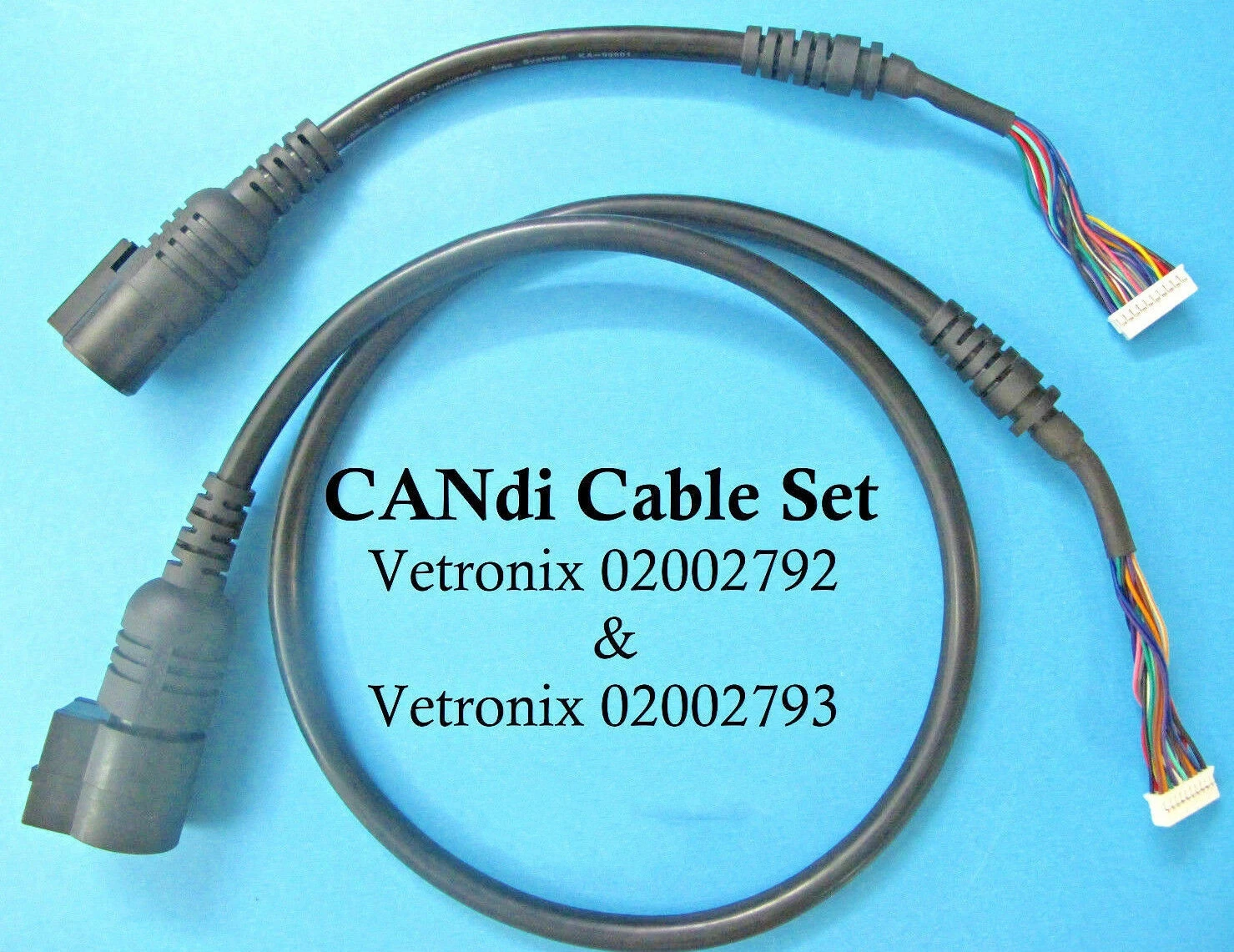 

Набор сменных кабелей для интерфейса сканера CANdi TECH 2, VETRONIX VTX 02002792 &93