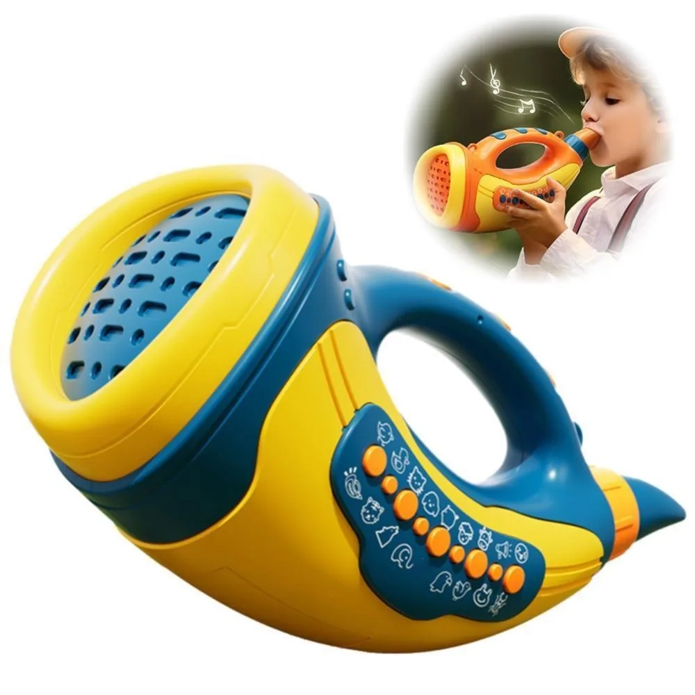 ABS Animal Caller Horn Outdoor 3-speed Light Dispaly Animal Caller Toy Interactive Fun Toys Speaker Discovery Play Hunting Toy