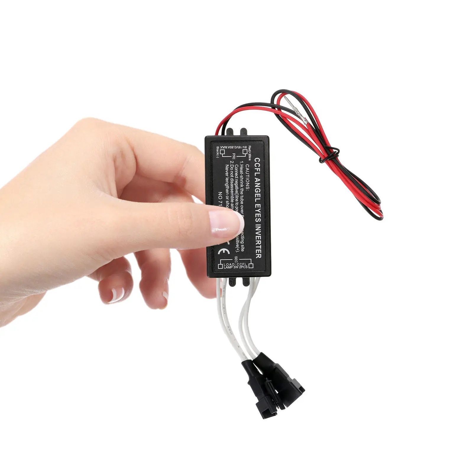 substituicao-do-driver-inversor-ccfl-12v-para-aneis-angel-eyes-fonte-de-alimentacao-inversor-selado-com-protecao-contra-sobrecarga-testador-de-anel