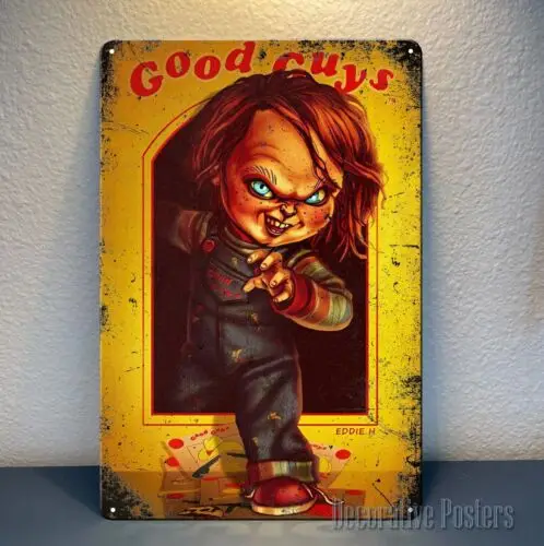 1b,Chucky Child's Play Metal Poster - Collectable Sign -Size:8*12inch