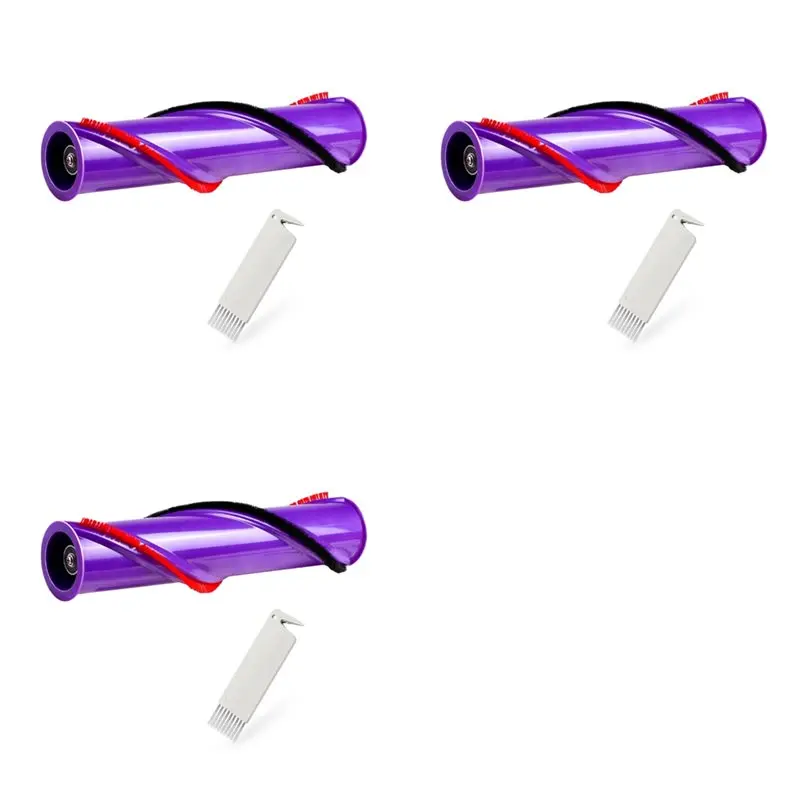 

Профессиональная 3-х роликовая щетка для беспроводных пылесосов Dyson V10 Absolute, V10 Animal, V10 Total Clean+ (запасная часть 969569-)