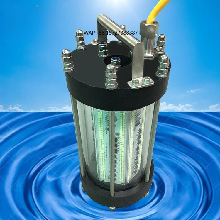 Led Attracting Fish Light 1000W 1500W Underwater Fishing Light Green Bule Catch Fish Light