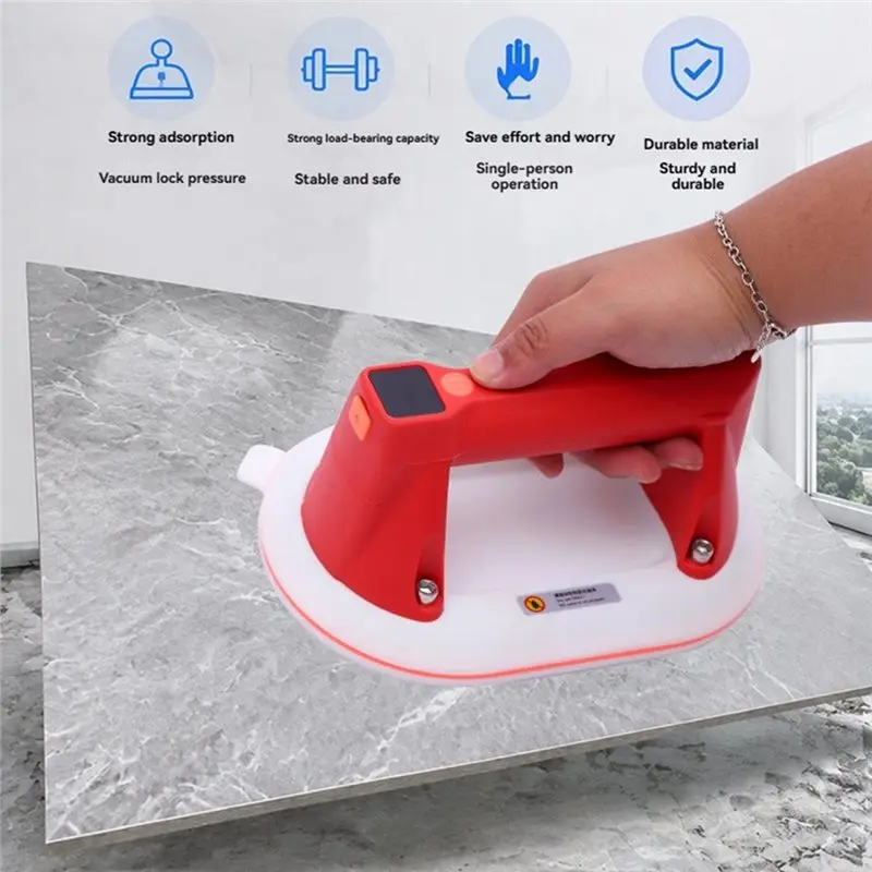 【A08I】Digital Electric Tile Suction Cup, Rechargeable