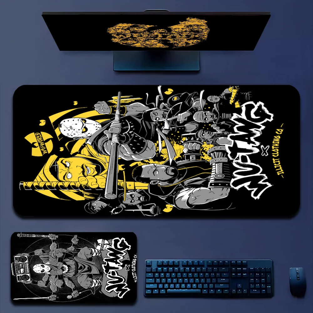 Wu T-TANG 80x30cm XL Lockedge Desktop Desk Mat Kawaii Gaming Accessories Students Writing Pad