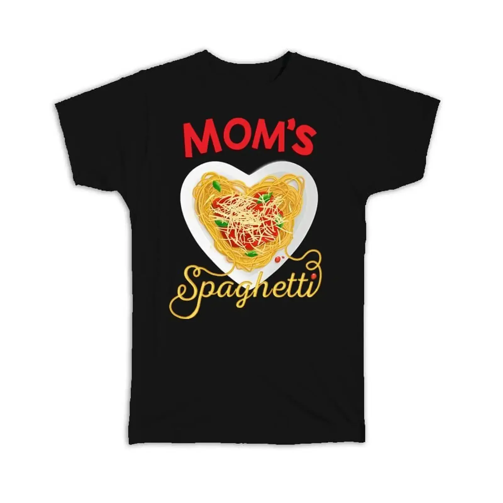 Camiseta vintage para mamãe, amante de espaguete, melhor chef, amante de comida, massa, boloñesa, cozinha, lavada, elástica, macia, respirável e estilosa