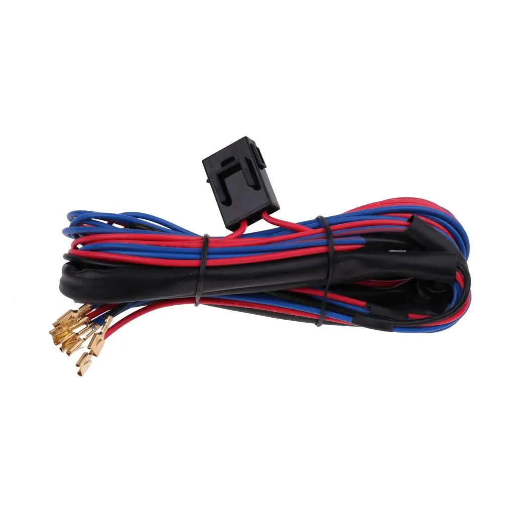 2 Doors Car Window Switch Button Easy Install Black Plastic for Universal Power Window System