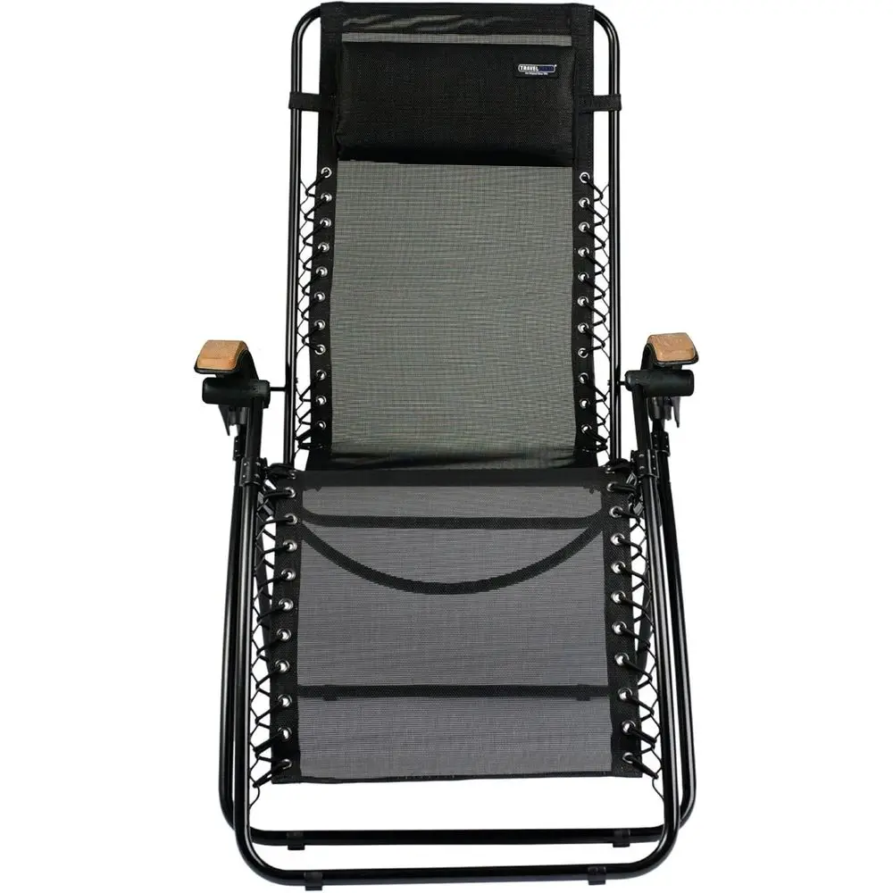

Black Lounge Chair with Sleek Design