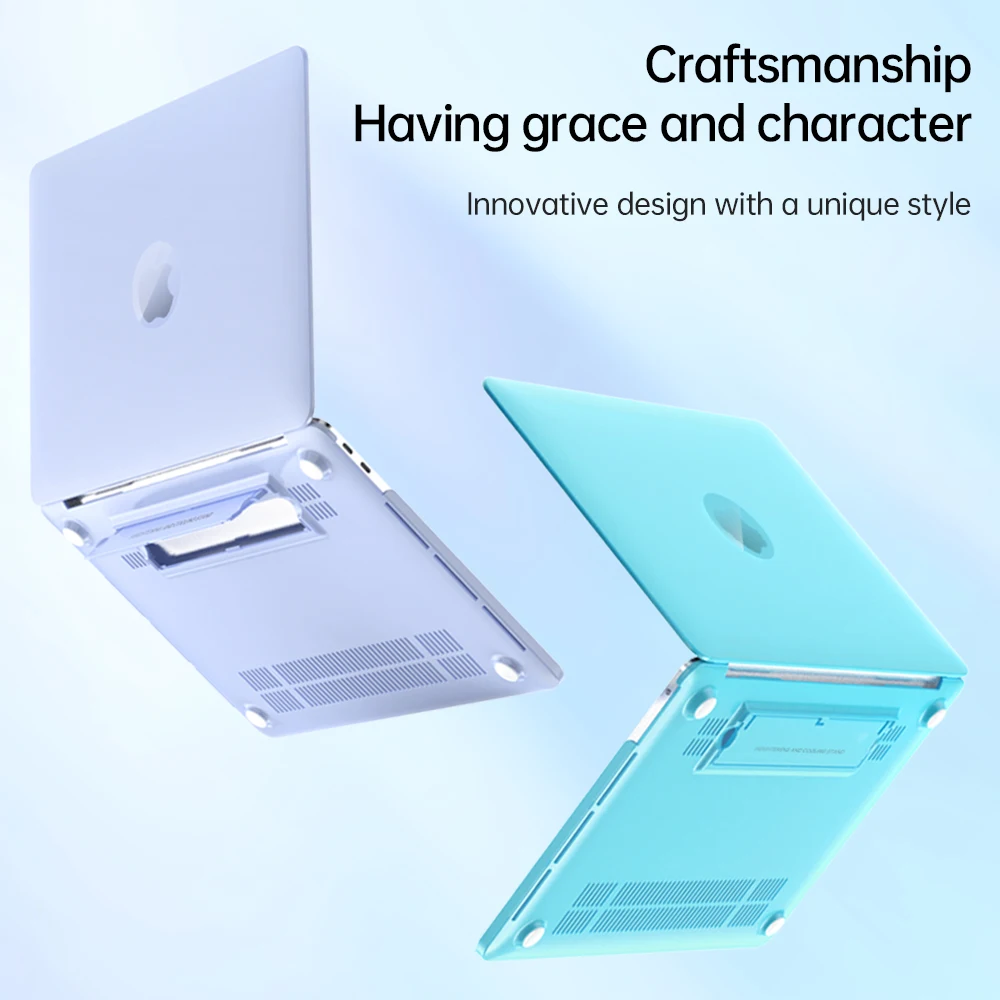 Heightening Cooling Stand Case for MacBook Air M3 Case 2022 Mac Book Pro 13 Cover 2023 M2 Air 15 Pro 14 16 M4 Laptop Funda