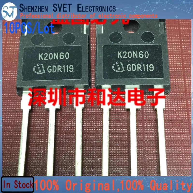 10PCS/Lot K20N60  MOS TO-247   Imported Original In Stock