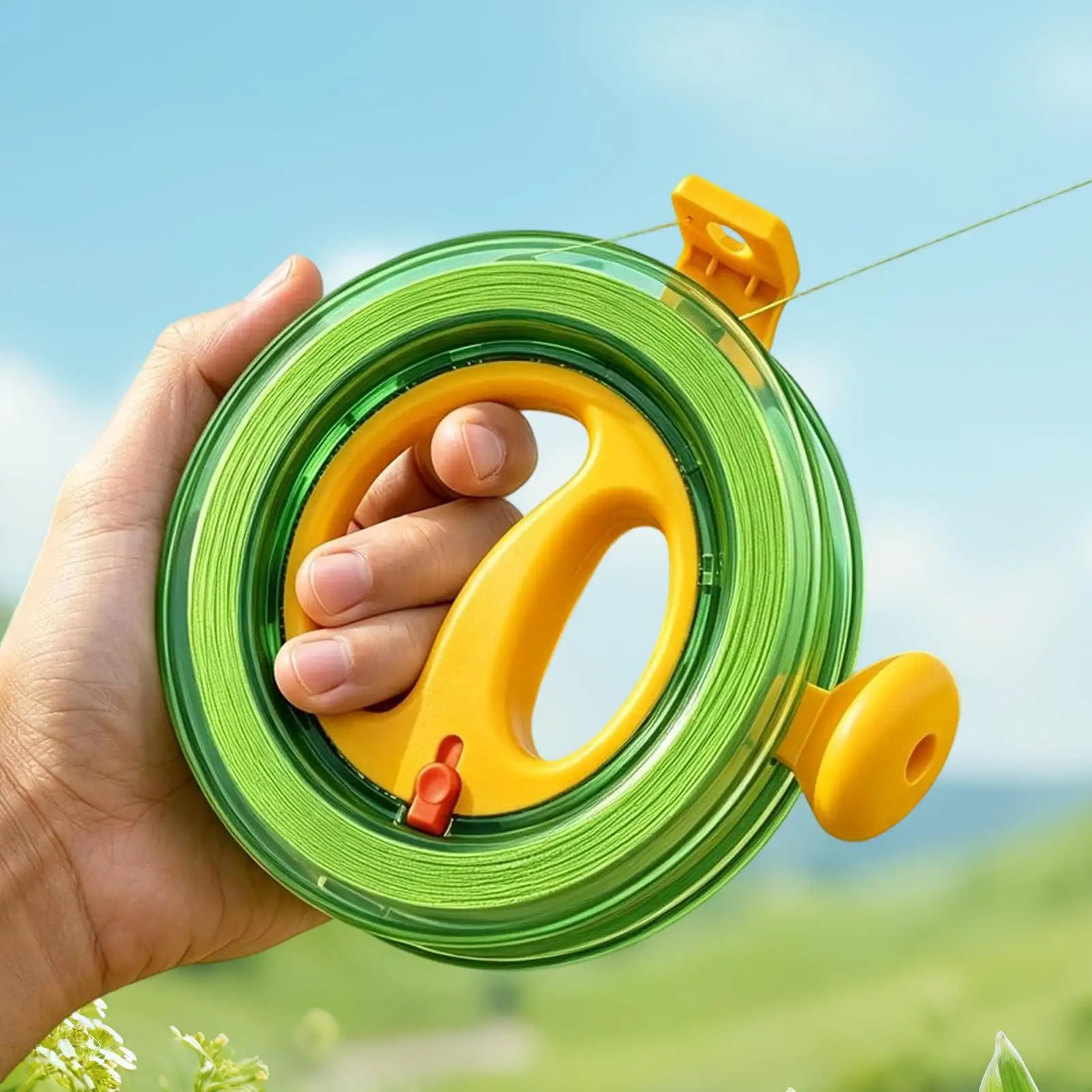 Kite String Reel Flying Wire Fixation Reel Flying Kite Line Winder For Adults Kids Garden Outdoor Backyard Park Beach Field