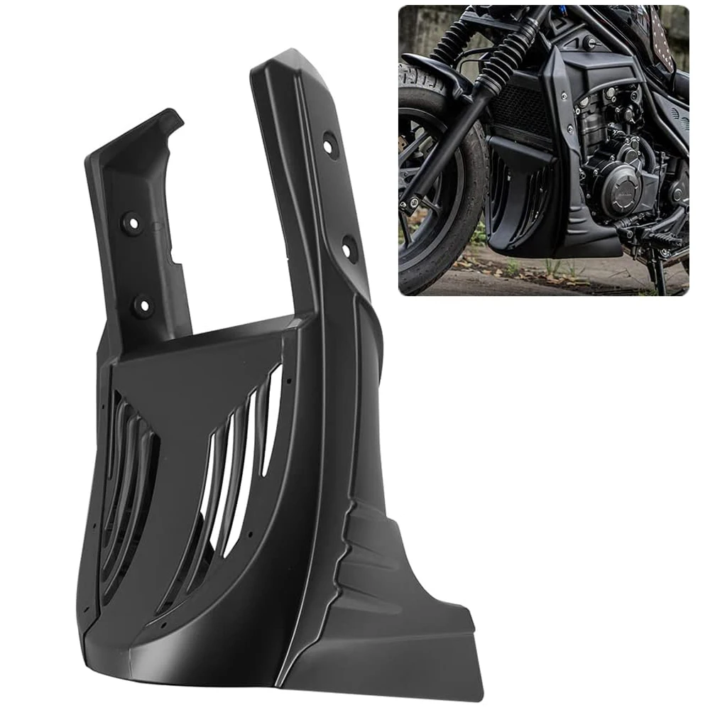 Motorrad Schwarz Unteren Kinn Verkleidung Abdeckung Bauch Pan Panel Fit Für Honda Rebel CMX300 CMX500 2017-2022 2021 2020 2019 2018