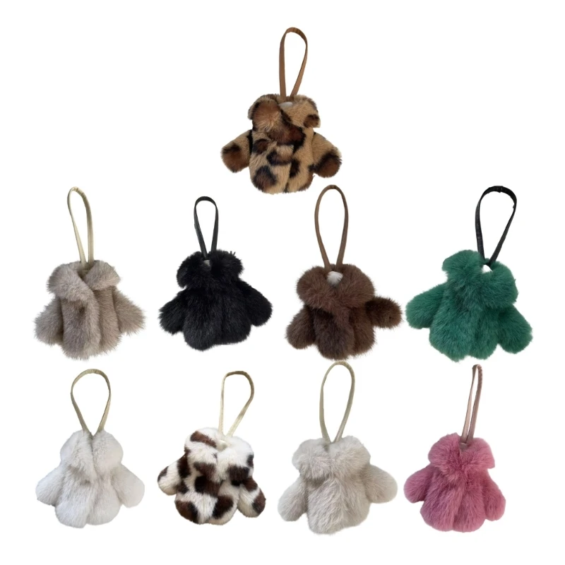 G2AC Plush Doll Clothes Pendant Keychain Multifunctional Plush Pendant Holder