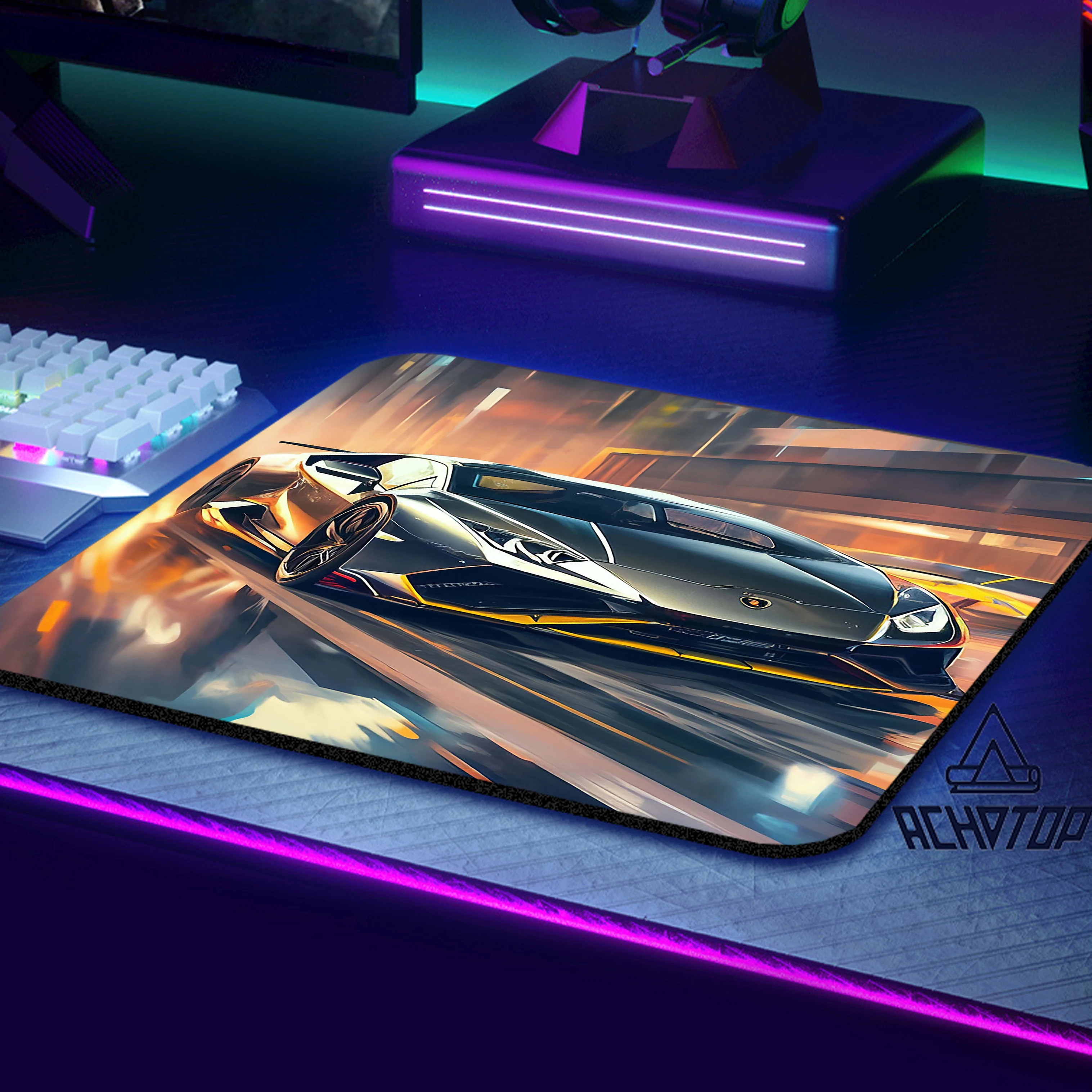 Sports Car Control Ultrafine Surface Mousepad Pc Gamer Mouse Mat E-Sports Gaming Professional Desk Mat Keyboard Pad 40x45CM