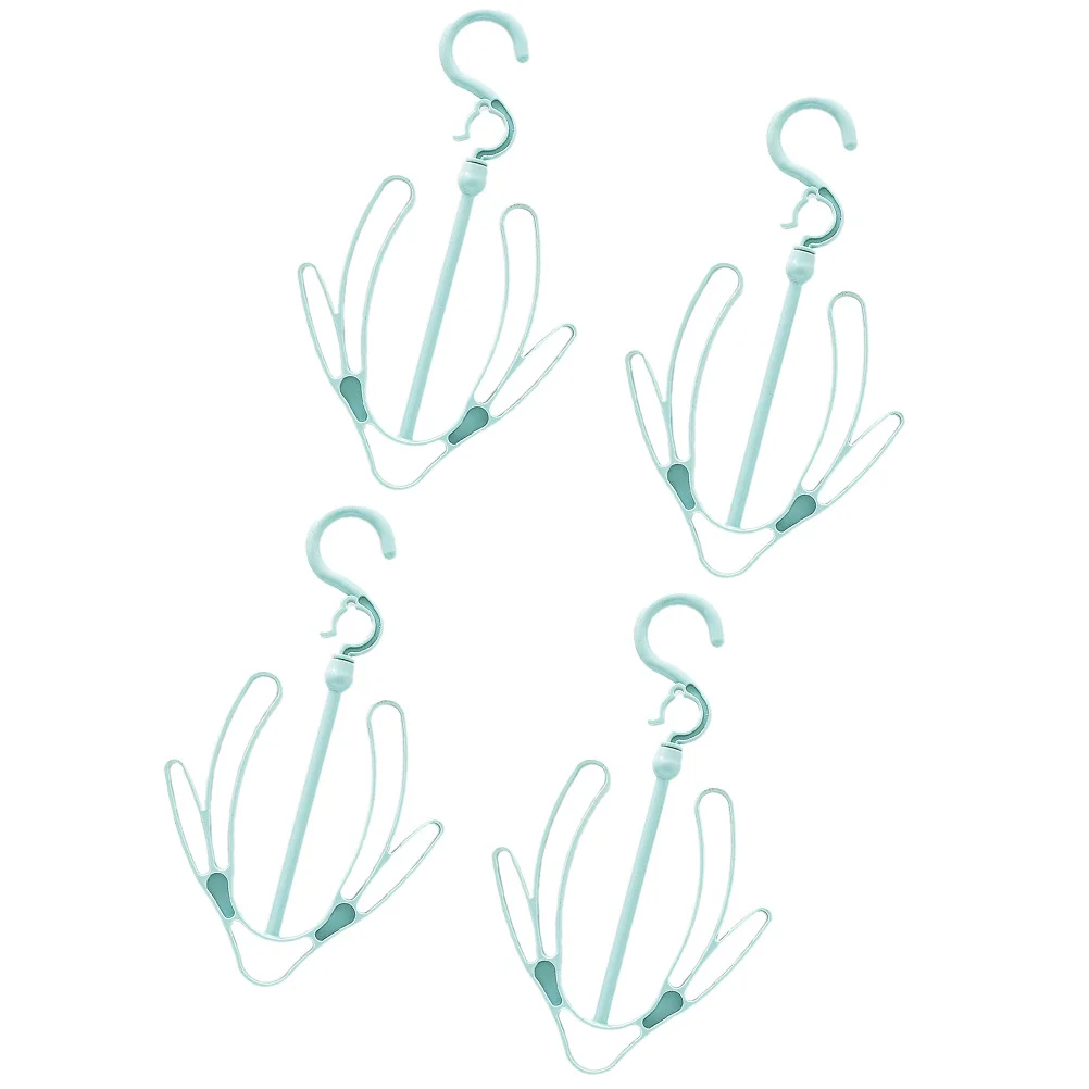 Étagère de séchage de chaussures, 4 pièces, cintre mobile, matériau PP, légère, garde les chaussures en bonne forme, support mobile