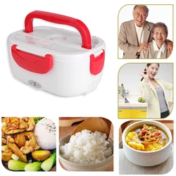 110V Electric Heating Lunch Box for Home Car Food Heater Rice Container