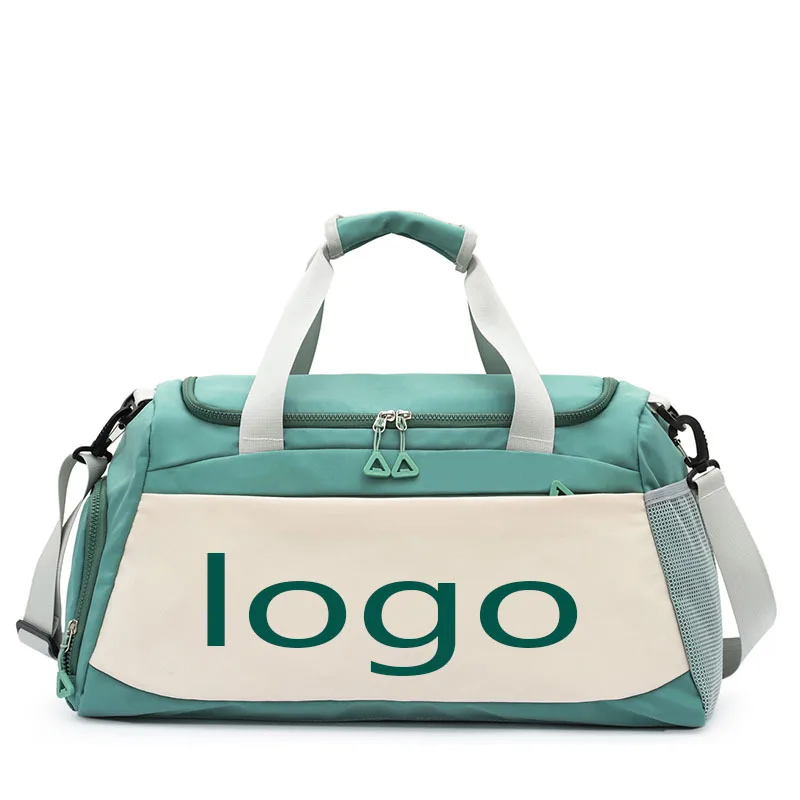 Esportes Portáteis Sacos De Viagem, Separação Molhada Seca, Saco De Fitness, Piscina, Logotipo Personalizado, Sacos De Bagagem Crossbody, Compartimento De Sapato