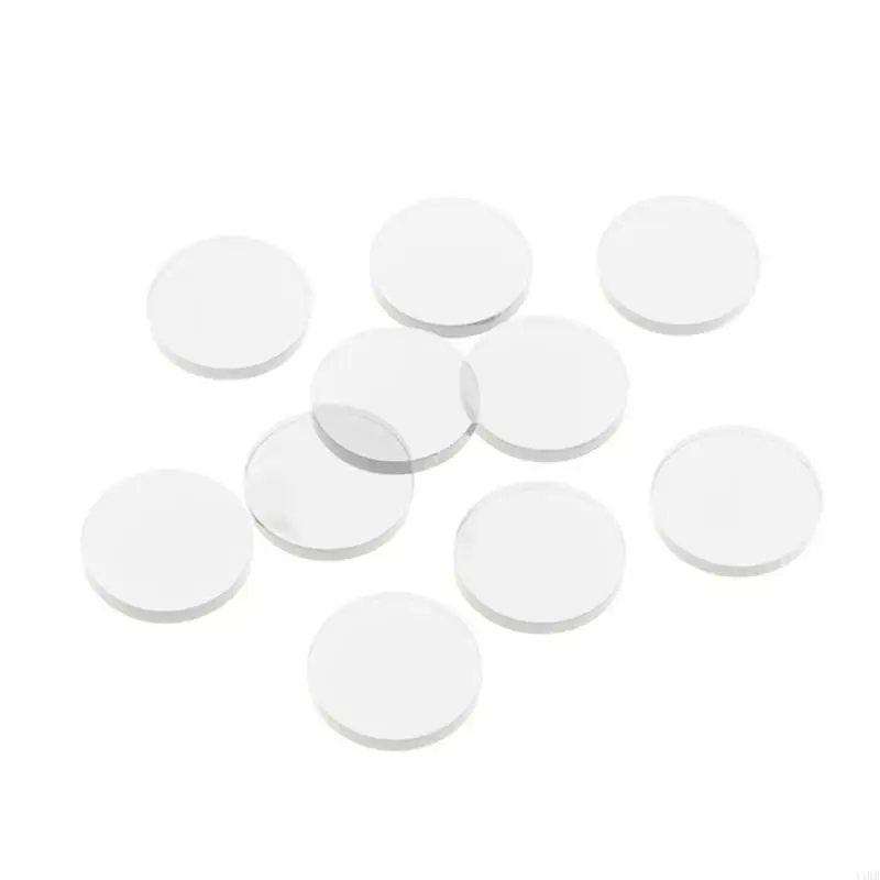 

10Pcs Acrylic Pool Billiard Cue Tips Snooker Cue Tips for Billiard Pool Cue 4XBB